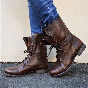 Steve Madden combat boots